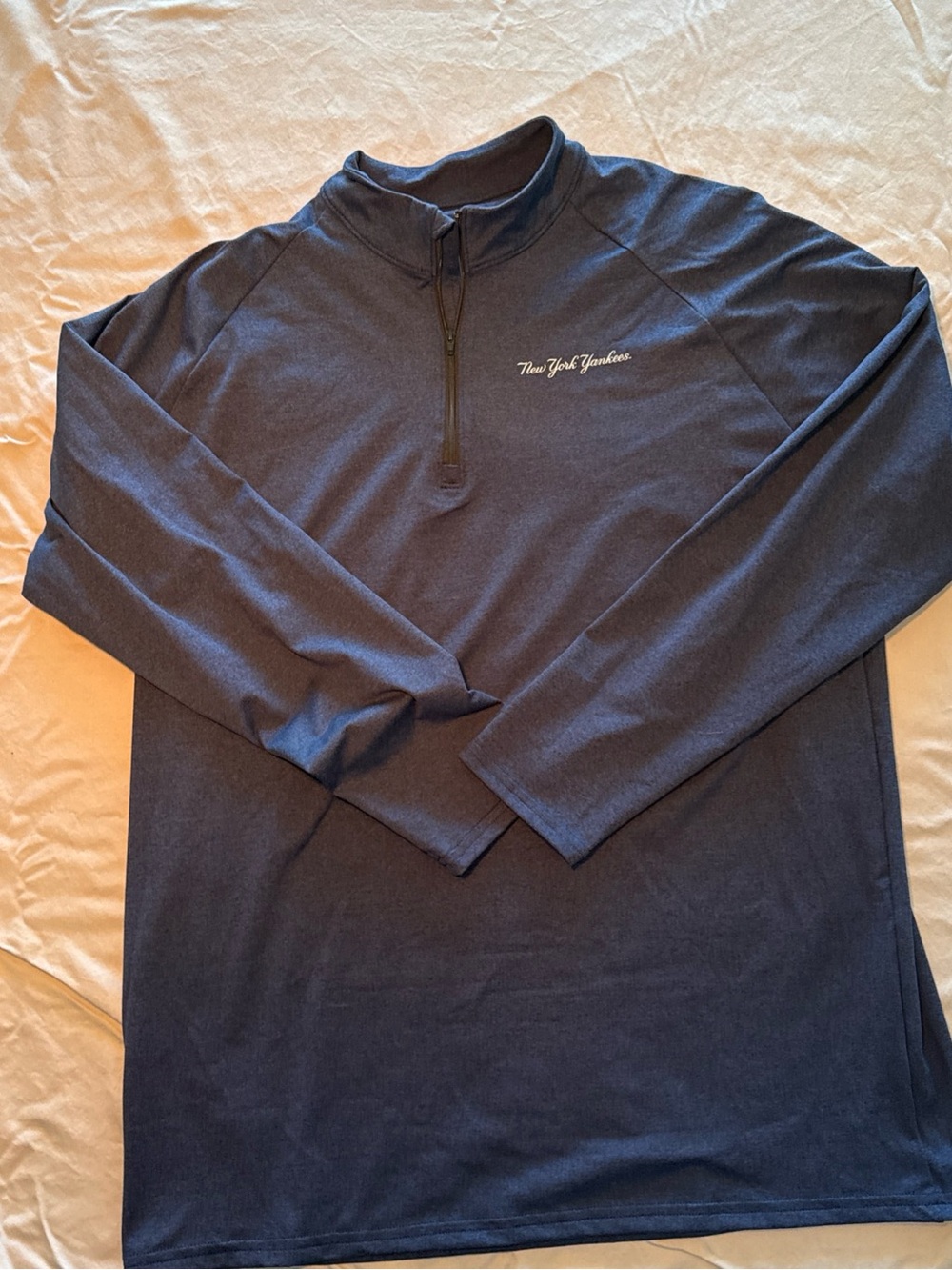 Jake Hirst Navy Quarter-Zip Pullover